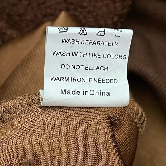 Kyerivs Fuzzy Knitted Sweater Sherpa Fleece - Picture 6 of 10